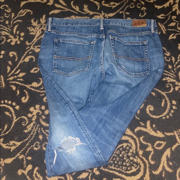 Denim & Supply Ralph Lauren Relaxed Skinny Distressed Blue Jeans 27 - Picture 3 of 8